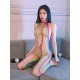 Rainbow Fishnet Bodystocking